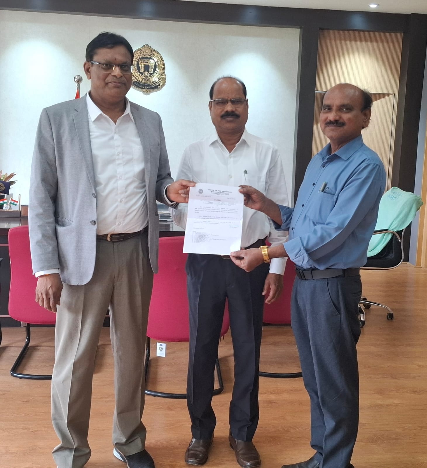కాకతీయ విశ్వావిద్యాలయ నూతన అభివృద్ధి అధికారిగా  ఆచార్య వై. వెంకయ్య