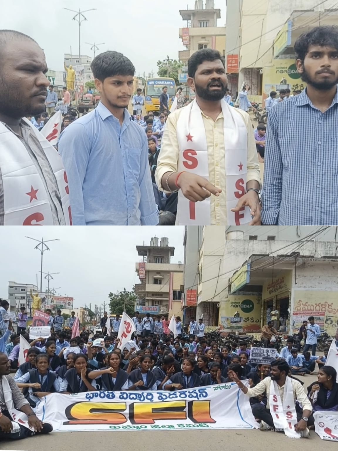 పాలిటెక్నిక్ విద్యార్థుల ధర్నా.. జీఓను రద్దు చేయాలని డిమాండ్