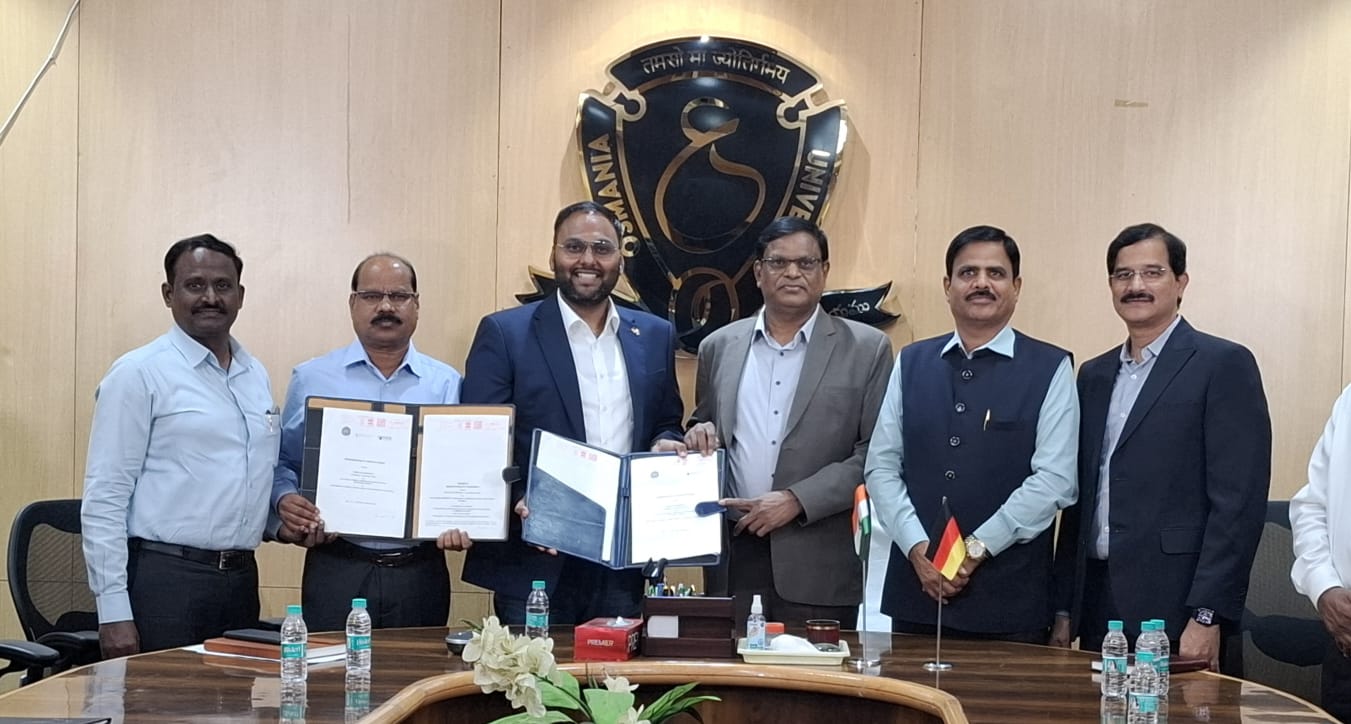 జెర్మనీలోని రూట్లింగెన్ యూనివర్సిటీతో కాకతీయ యూనివర్సిటీ అవగాహనా ఒప్పందం