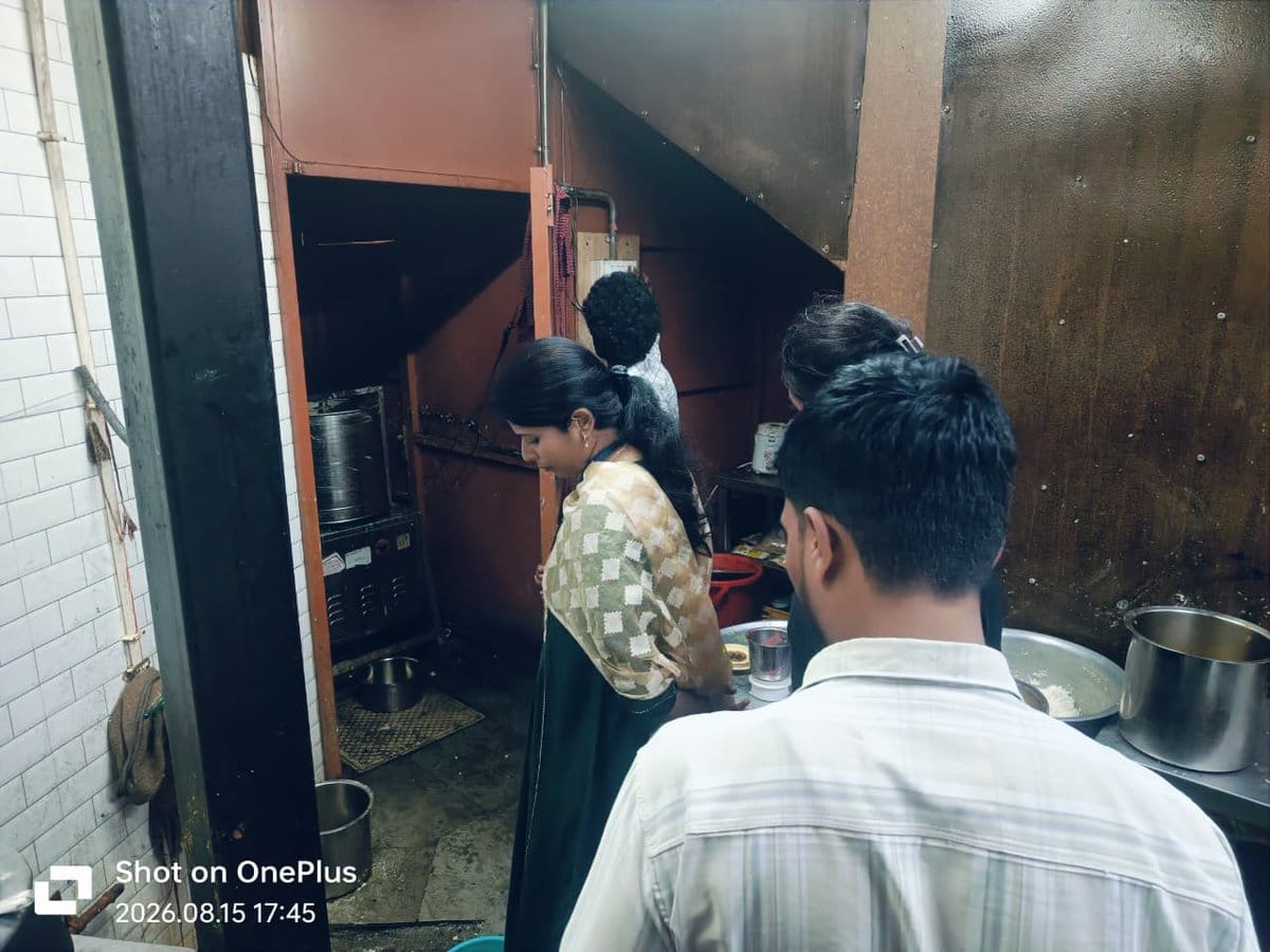 భద్రతా ప్రమాణాల ఉల్లంఘన..  భద్రాచలం కేఫ్‌పై H-FAST తనిఖీలు
