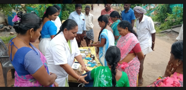 రంగపురం గ్రామంలో హెల్త్ క్యాంప్ నిర్వహించిన ప్రాథమిక వైద్యశాల అధికారులు