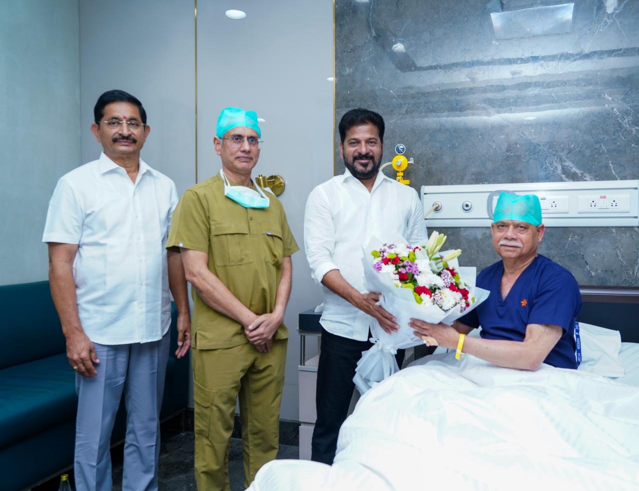 గవర్నర్ ను పరామర్శించిన సీఎం రేవంత్