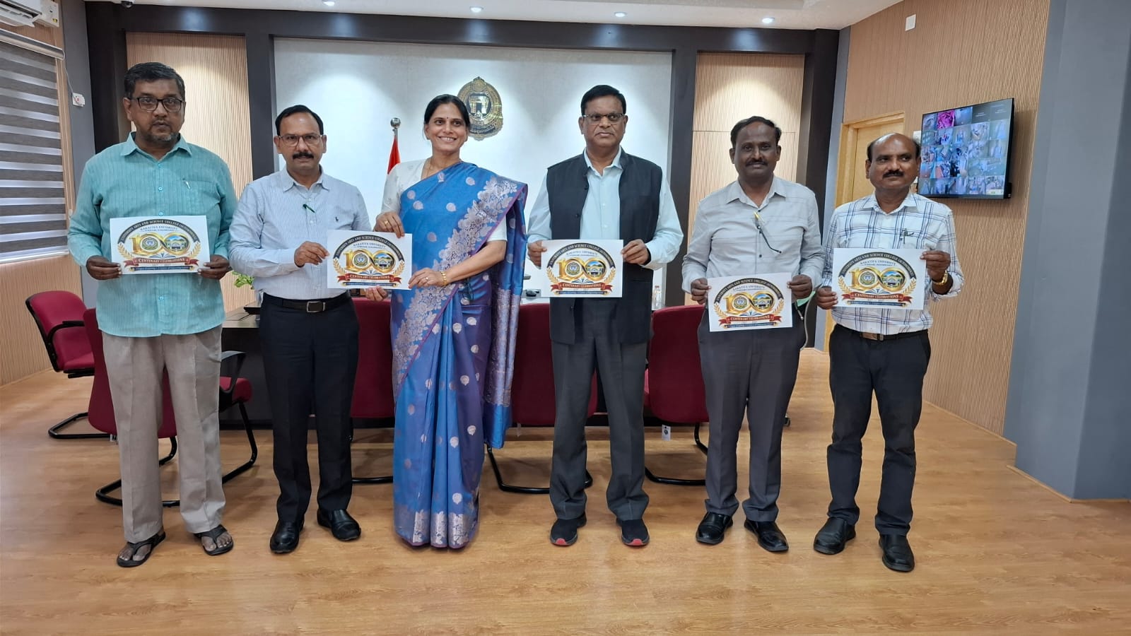 ఆర్ట్స్ అండ్ సైన్స్ కాలేజీ శతాబ్ది ఉత్సవాల లోగో ఆవిష్కరణ