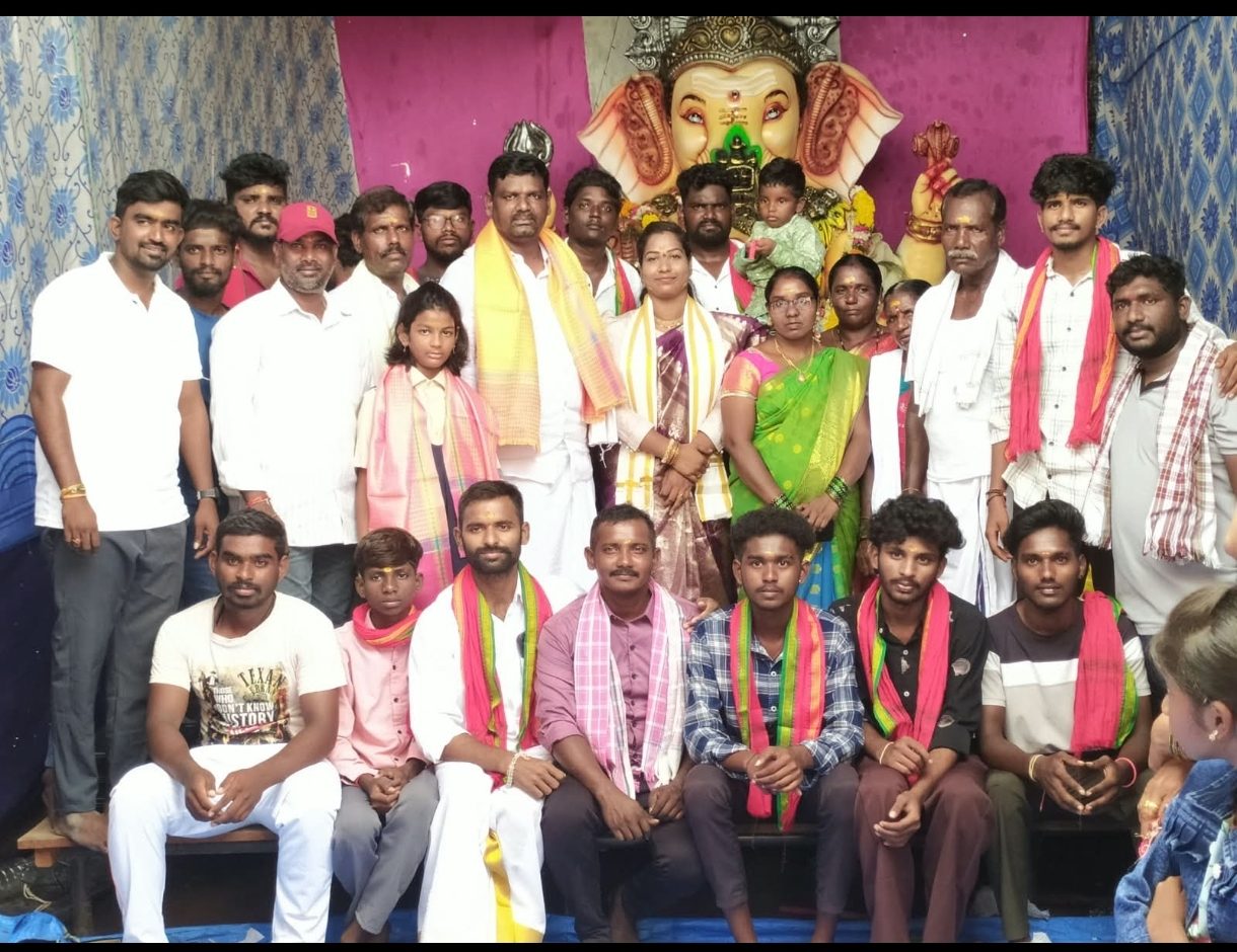 చెల్పూర్‌లో ఘనంగా గణపతి నవరాత్రి వేడుకలు.. భక్తిశ్రద్ధలతో కుంకుమ పూజ, అన్నదానం