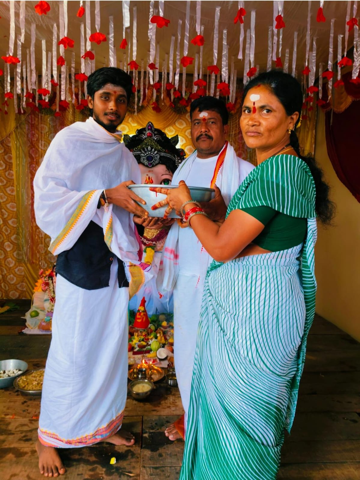 చెల్పూర్ ఒకటవ వార్డు లో కొలువుదీరిన బాల గణేశుడు