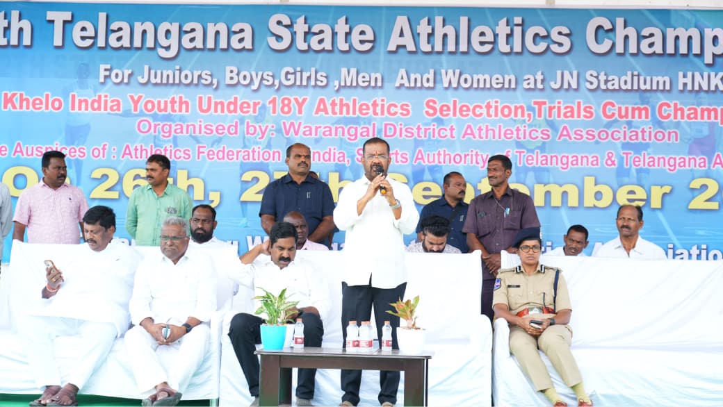 వరంగల్‌ను స్పోర్ట్స్ హబ్‌గా తీర్చిదిద్దడమే లక్ష్యం: ఎమ్మెల్యే నాయిని..