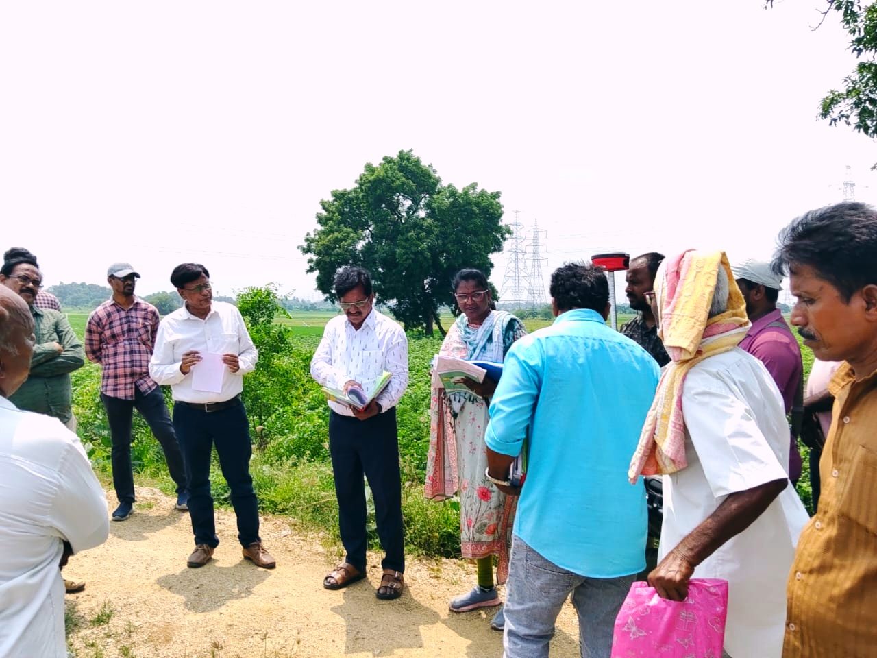 చెన్నారంలో నక్షా రీ-సర్వే పనులను పరిశీలించిన అడిషనల్ కలెక్టర్