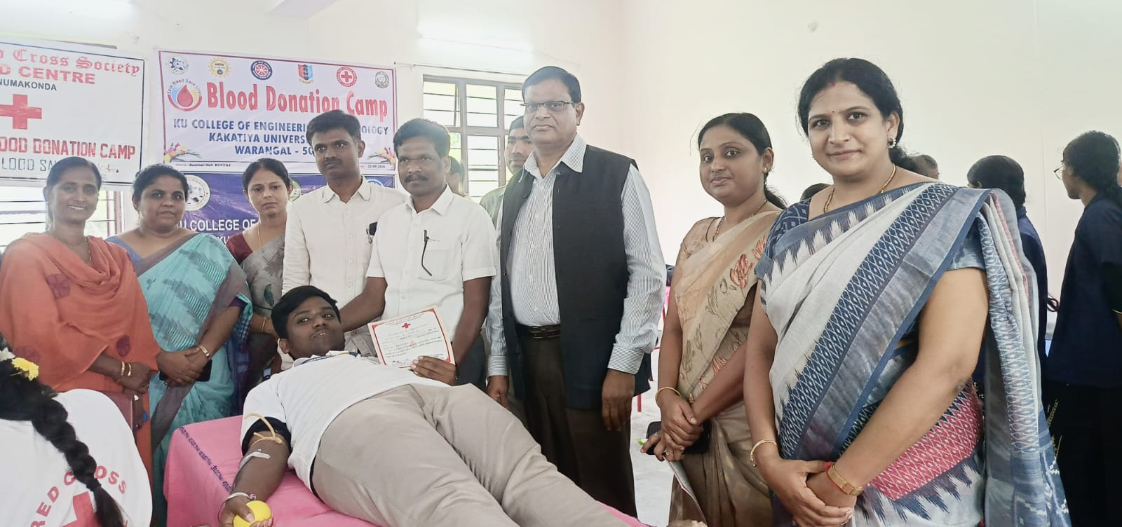 రక్తదానం ఒక గొప్ప సామాజిక సేవ: కేయూ ఉపకులపతి ప్రొఫెసర్ కె. ప్రతాప్ రెడ్డి